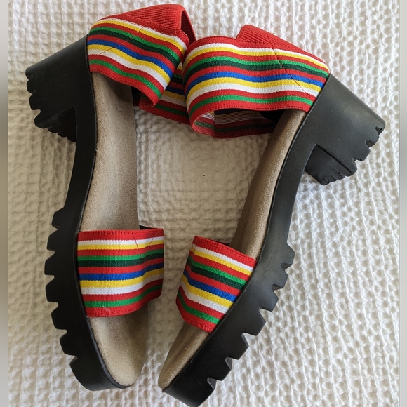 CHARLESTON SHOE CO. Shoes - Charleston Shoe Company Rainbow Lugsole Sandals Size 7